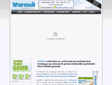 Tablet Screenshot of dk.varesil.com