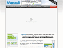 Tablet Screenshot of fr.varesil.com